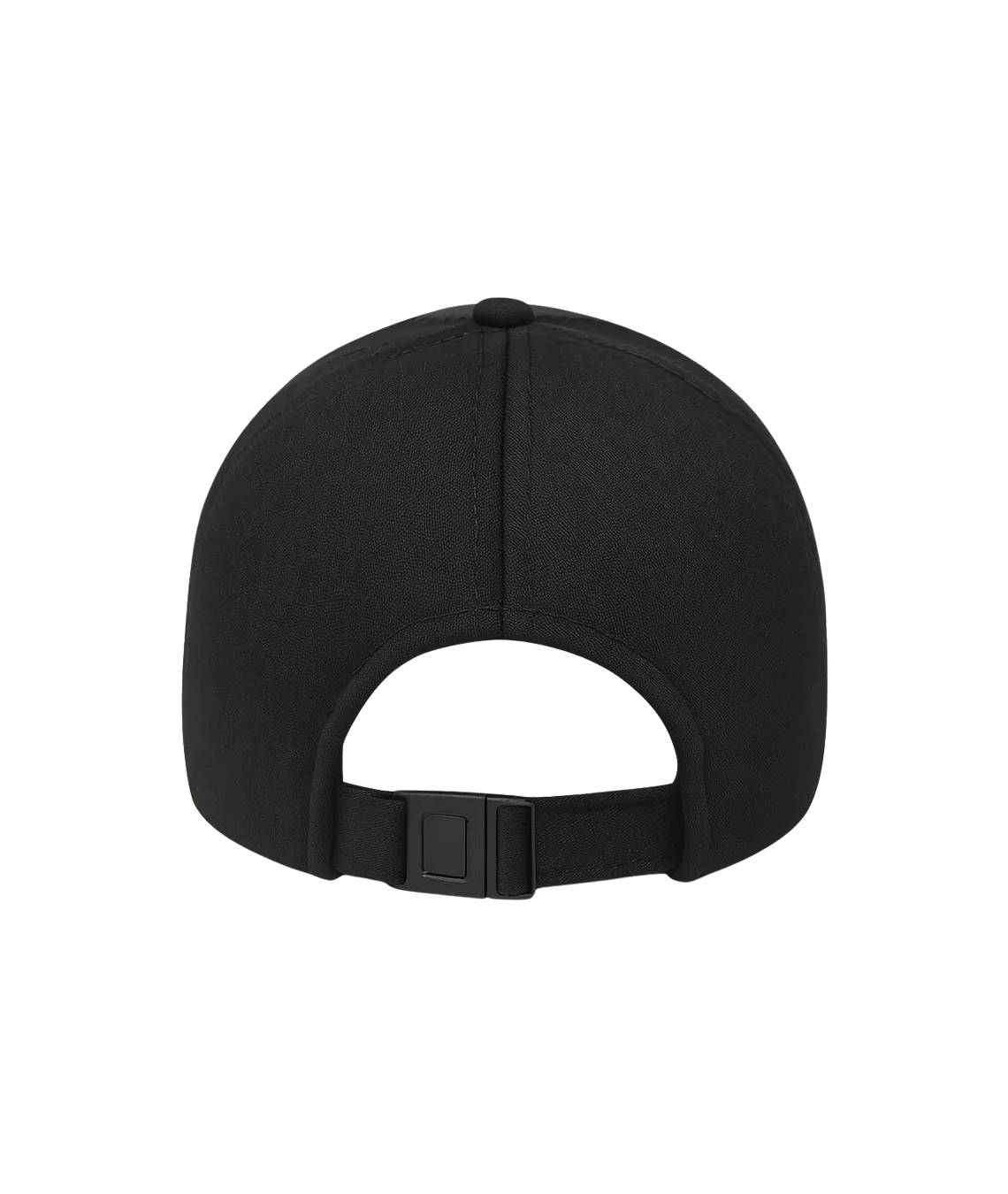 Black cap on a white background