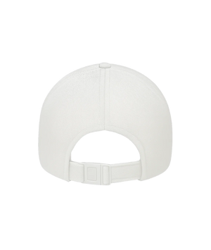 White baseball cap on a white background