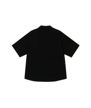 Black shirt on a white background