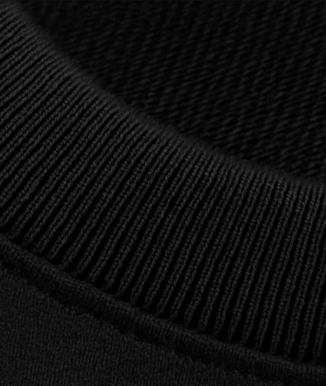Close-up of black fabric texture