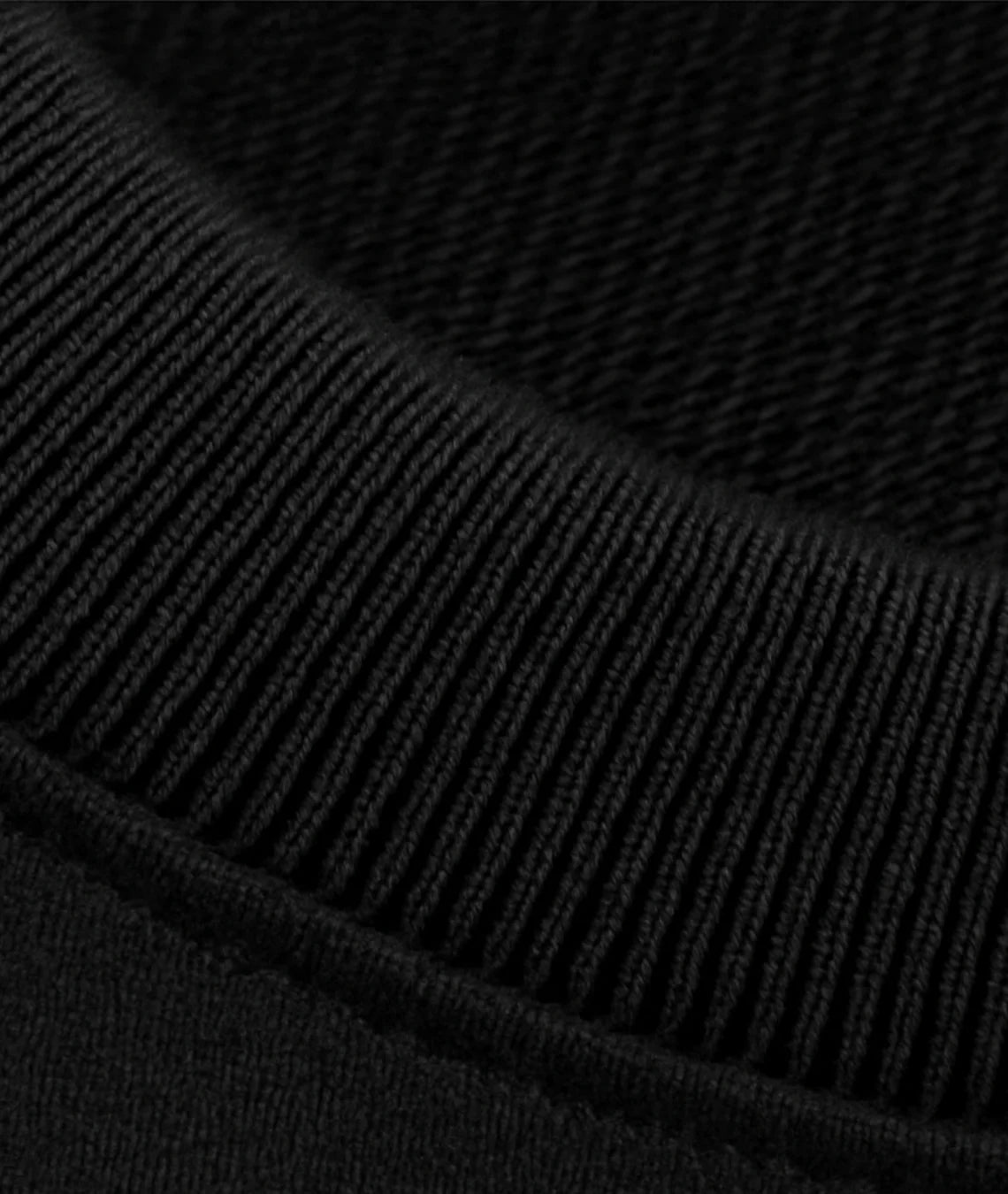 Close-up of black fabric texture