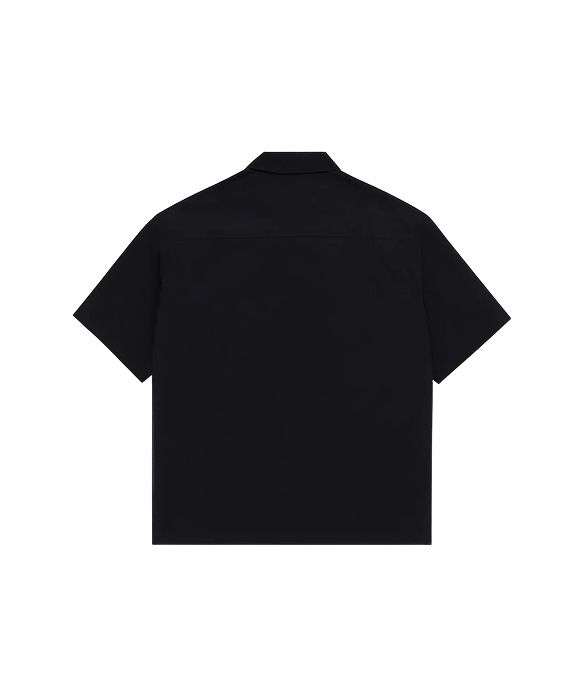 Black shirt on a white background