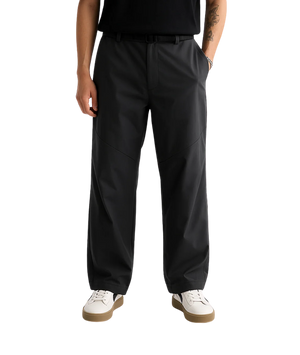 Person wearing black pants on a transparent background