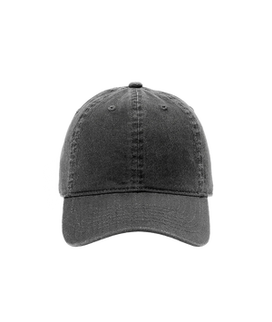 Dark gray baseball cap on a white background