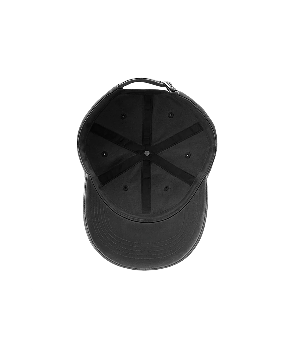 Black cap on a white background