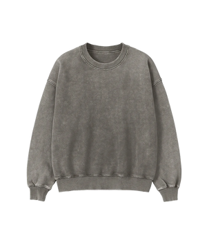 Gray sweatshirt on a white background