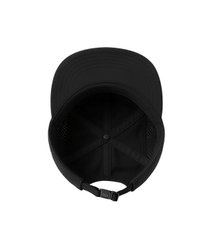 Black cap on a white background