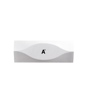 Side view of a black laptop on a white background