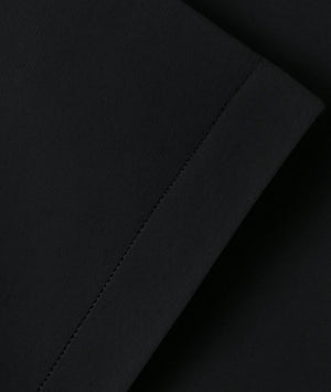 Close-up of black fabric texture