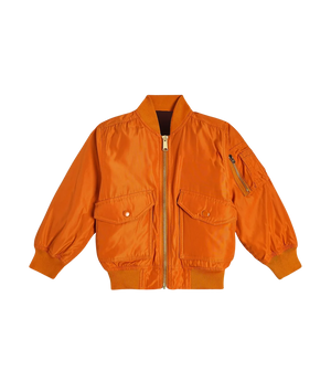 Orange jacket on a transparent background