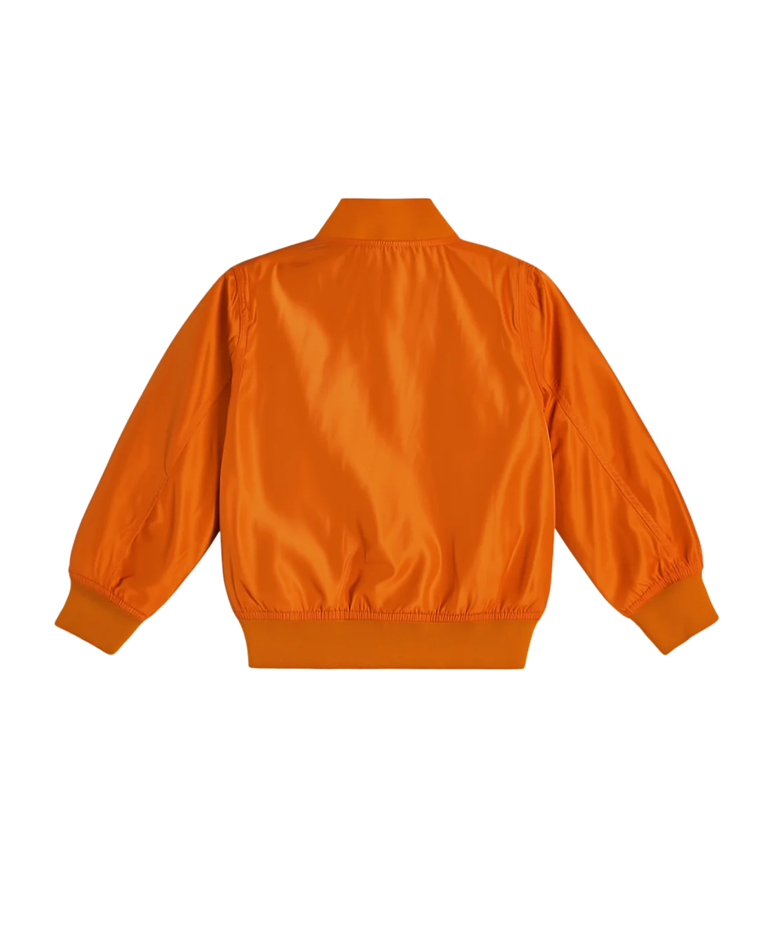 Orange jacket on a white background