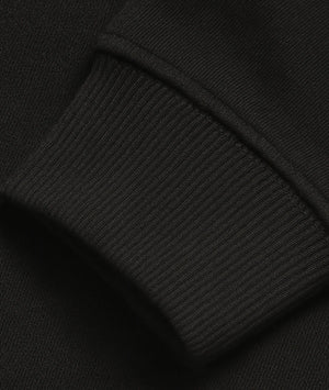 Close-up of black fabric texture