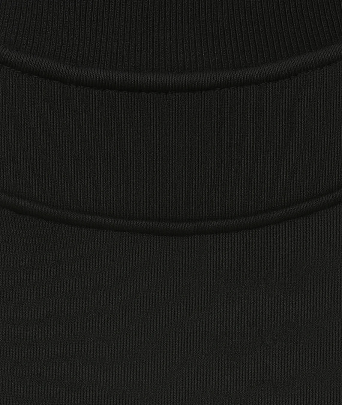 Close-up of a black fabric texture