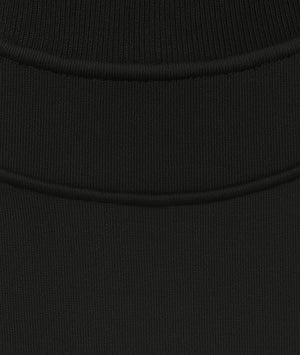 Close-up of a black fabric texture