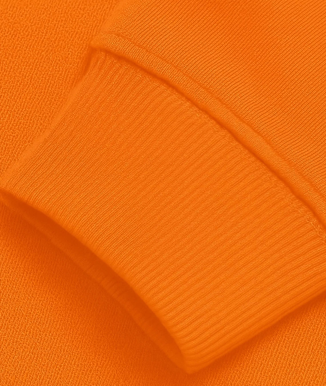 Close-up of an orange fabric texture