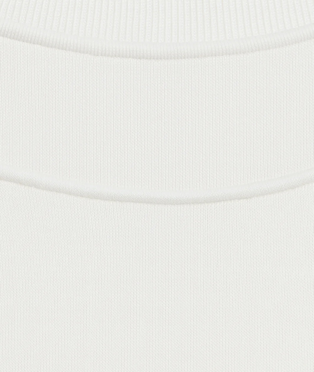Close-up of a white textured fabric
