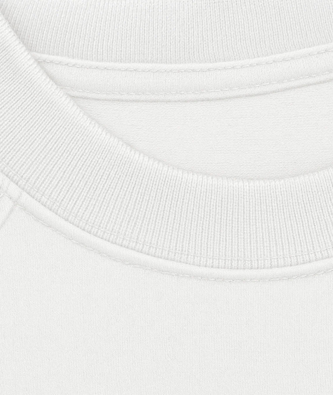 Close-up of a white textured fabric