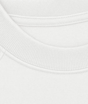 Close-up of a white textured fabric