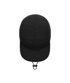 Black cap on a transparent background
