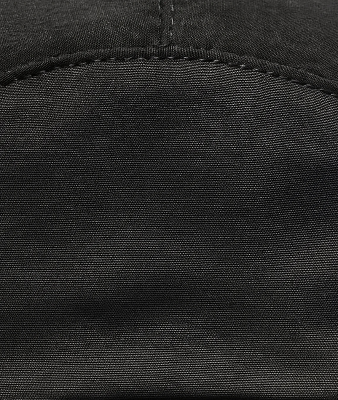 Close-up of black fabric with stitching detail