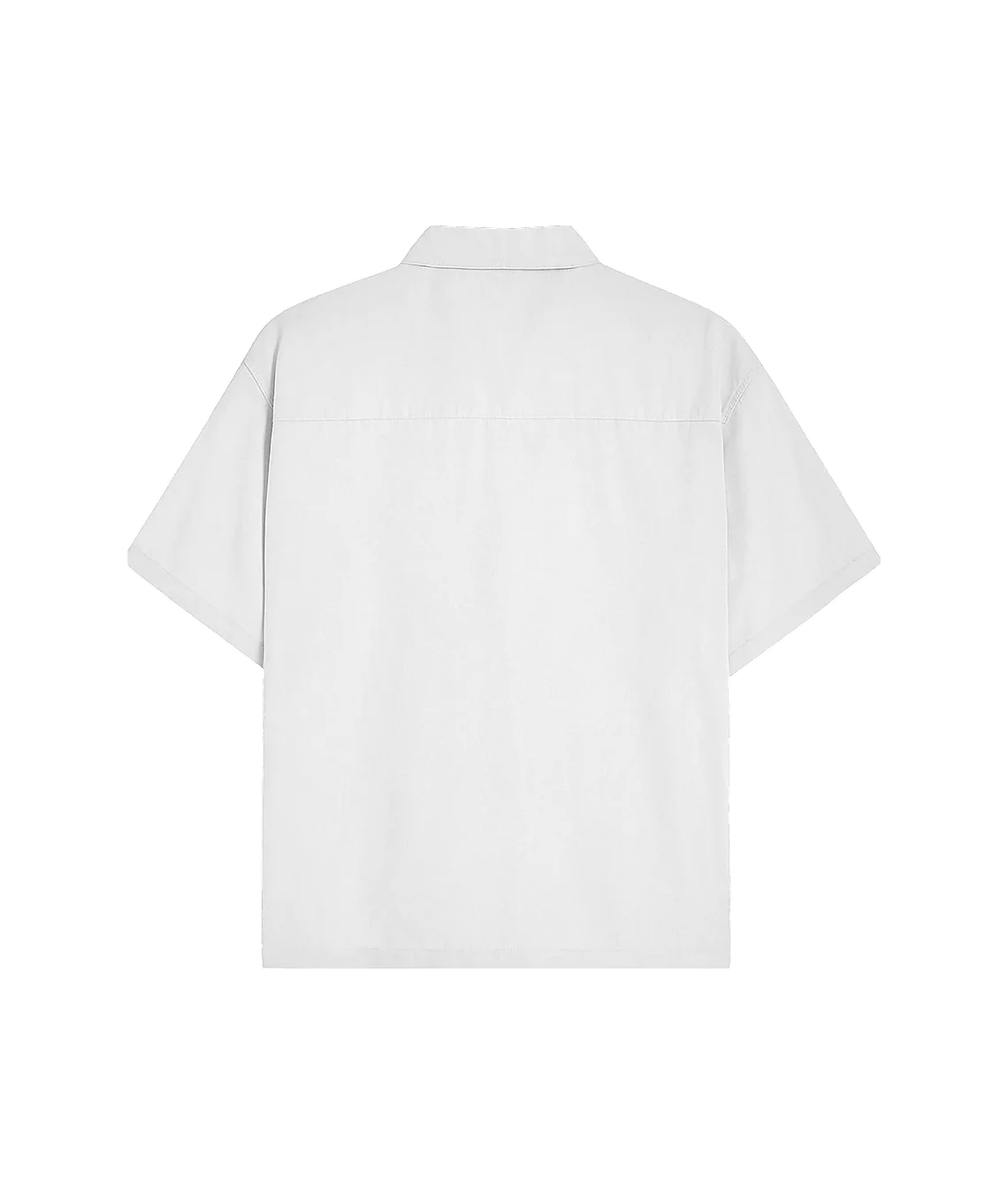 White t-shirt on a white background