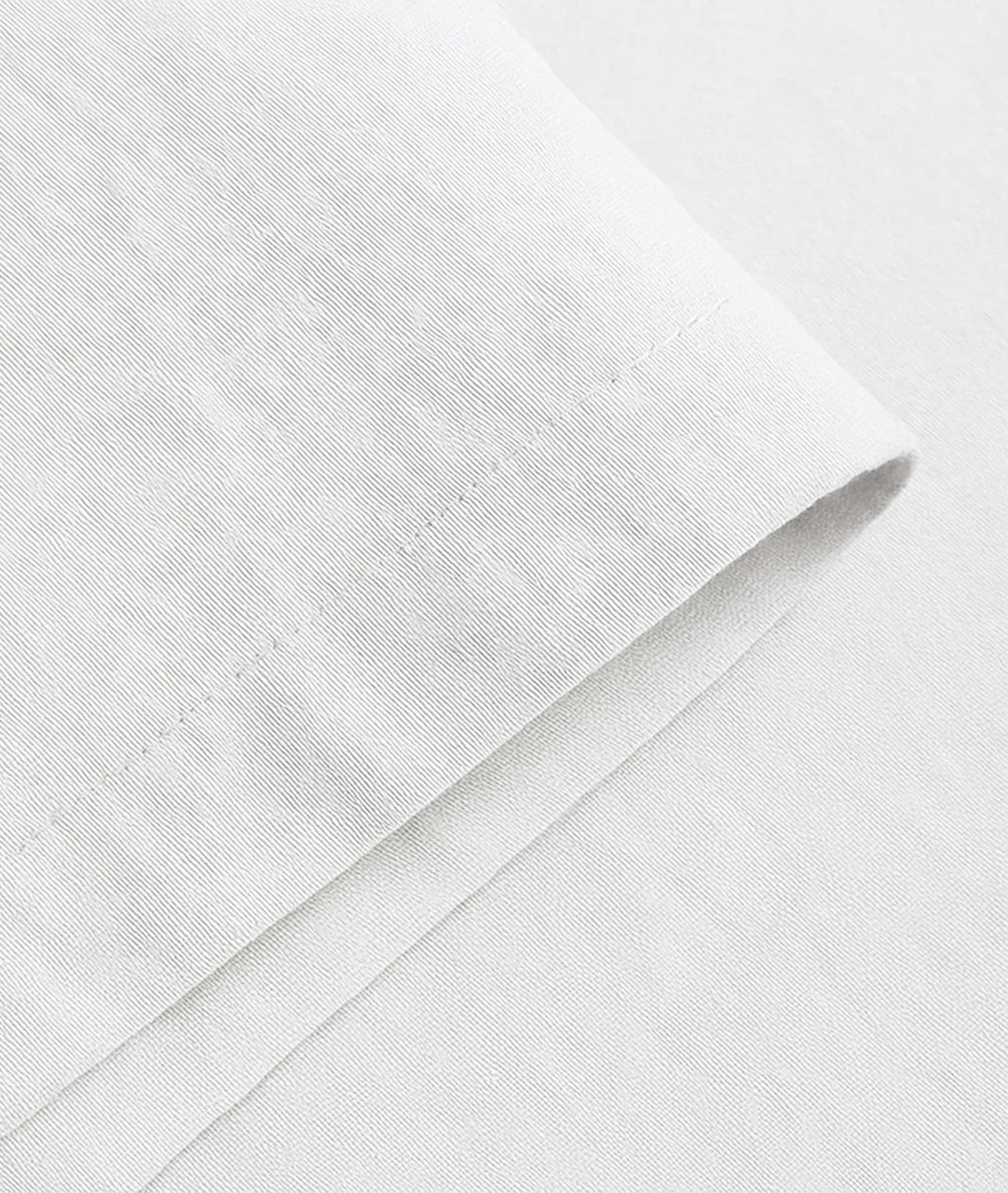 Close-up of a white fabric texture