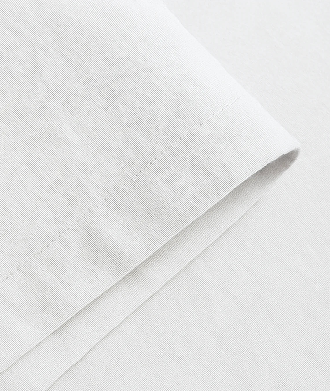 Close-up of a white fabric texture